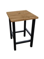 Taboret Krzesło 45cm KLASYK Dąb Odwieczny CZARNY Taborety KOLORY MIX Stół