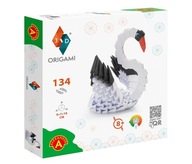 Origami 3D LABUŤ 134 Položky Kreatívna sada 8+ Alexander 2831