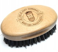 Dr K Soap Beard Brush - mały WŁOSKI kartacz do brody szczotka Z DZIKA 9 cm