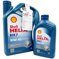 Motorový olej Shell HX7 10w40 4L + 1L = 5L + prívesok ZADARMO