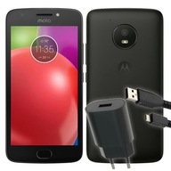 IDEALNY Wytrzymały Smartfon Motorola Moto E4 CZARNY + Ładowarka GRATIS