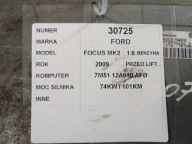 Ford Focus MK2 computer, control unit 7M51-12A650-AFD S118934202 2GMD