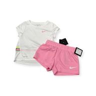 Spodenki T-shirt komplet dziewczęcy Nike 2/3 lata, 92-98 cm