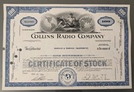 AKCJE - COLLINS RADIO COMPANY - DOMINICK & DOMINIC INCORPORATED - 1966