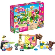 KLOCKI BARBIE MEGA BLOKS CONSTRUX SALON DLA ZWIERZĄT 97 ELEMENTÓW 4+