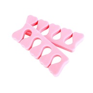 Pár Soft Toe Finger Separator for Manicure Pink