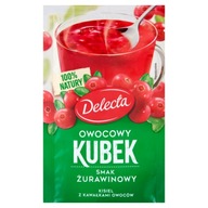 DELECTA Owocowy kubek ŻURAWINOWY 30g