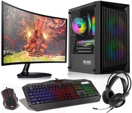 RGB HERNÁ SÚPRAVA Ryzen 5 3600 RX 6600 64GB SSD 1TB W11 LCD 24''