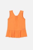 Dievčenské tričko bez rukávov 110 Oranžové tričko Coccodrillo WC4