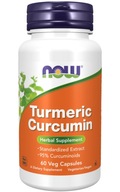 NOW FOODS Kurkumina - Turmeric Curcumin 95% (60 kaps.)