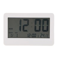 1 sztuka LCD zegar - Biały