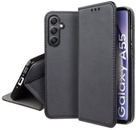 Etui do Samsung Galaxy A55 5G SMART MAGNET CASE PORTFEL + SZKŁO 9H