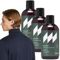 HÁROM DARABOS HAJSAMPON SZETT férfi panthenollal Monolit 250 ml 3 db