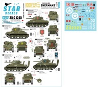 Star Decals 35-C1245 1/35 British Shermans