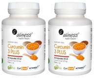 Aliness Curcumin 3 Kurkumín a Piperín 2x60kaps. Antioxidant Trávenie