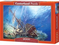 Castorland puzzle zatopiony galeon 2000 elementów