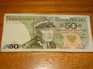 50 zł 1988 banknot KAROL ŚWIERCZEWSKI