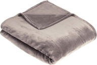 Amazon Basics - Útulná deka zo zamatového plyšu, 229 x 274 cm, sivá