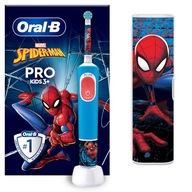 Rotačná zubná kefka Oral-B Pro Kids 3 Spider-Man