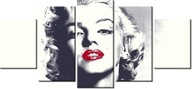 70cm 150cm obrázok 5 elem Marilyn Monroe červené