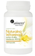 Aliness Naturalna Witamina E 100 tabletek