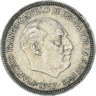 Moneta, Hiszpania, 25 Pesetas, 1965