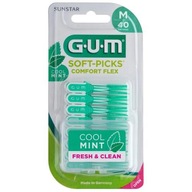 Sunstar Szczoteczki międzyzębowe miętowe GUM Soft-picks M 40 sztuk