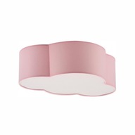 Ružové dekoratívne dievčenské stropné svietidlo detský obláčik CLOUD 6075