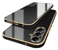 ETUI GLAMOUR GOLD CASE do Samsung Galaxy M15 5G +SZKŁO HARTOWANE
