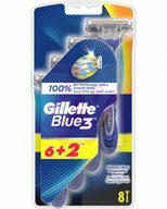 Gillette Blue3 6+2 jednorazowe maszynki do golenia