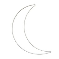 Hold drót 3mm makramé alap koszorú dekoráció 20cm fehér