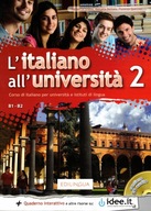 L'italiano all'universita 2 B1-B2 Podręcznik + Ćwiczenia + CD Język włoski