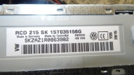 RADIO Unite commande clima Skoda OE 1ST035156G NR M842