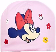 Czapka dziewczęca wiosenna / jesienna Minnie Mouse - Disney - św. różowy 54