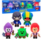 BRAWL STARS RUCHOME FIGURKI ZADYMIARZE KRUK LEON SPIKE COLT MORTIS