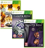 Zestaw Saints Row 2 + 3 + 4 XBOX 360