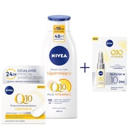 NIVEA Q10 Sada kozmetiky proti vráskam Krém + Balzam + Kúra