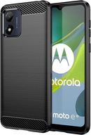 Etui PANCERNE Karbon Case do Motorola E13 + SZKŁO