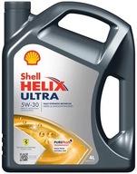 Motorový olej Shell Helix Ultra 4 l 5W-30 + ZAWIESZKA SERWISOWA MAXGEAR WYMIANA OLEJU I FITRÓW