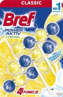 Prívesok na WC Bref Power Aktiv CITRON 3x50g