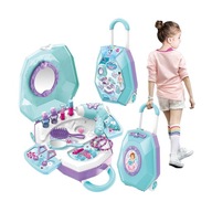 TOALETNÍ STOLEK PRO HOLČIČKU V KUFRU WOOPIE ZRCADLO DO KOSMETICKÉHO SALONU KUFŘÍK