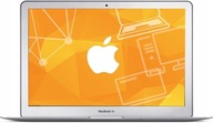 Laptop Apple MacBook Air 13 A1466 2015r 13,3 " Intel Core i7 8 GB / 120 GB strieborný