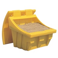 Nádoba truhlica na piesok a soľ na chodníky 300kg žltá