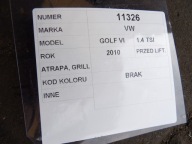 VW Golf VI 1,4 TSI maska