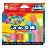 Kreda chodnikowa 6 kolorów jumbo Colorino Kids PATIO