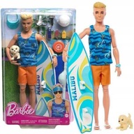 OUTLET - Ken surfer z akcesoriami. Barbie