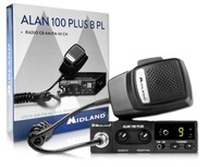 Radio CB ALAN 100 PLUS (moc nadajnika - 4W, napięcie zasilania - 13,8V