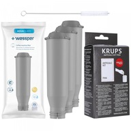 Odkamieniacz do ekspresu Krups F054 + 3x Wessper filtr do ekspresu Krups