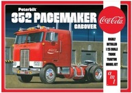 Model plastikowy -Ciężarówka Peterbilt 352 Pacemaker Cabover Coca-Cola 1:25
