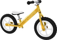 Lekki rowerek biegowy CRUZEE Żółty Białe siodełko